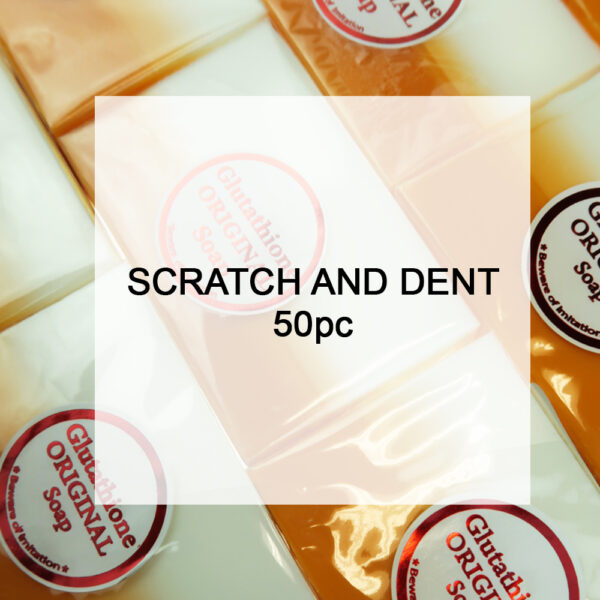 SCRATCH AND DENT 50pc !!!! Original Kojic Acid & Glutathione Dual Whitening Soap with Amazingly quick results!