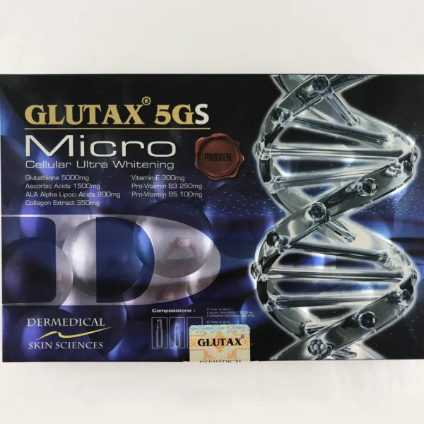Authentic GLUTAX 5GS Micro Cellular Ultra Whitening IV Injection