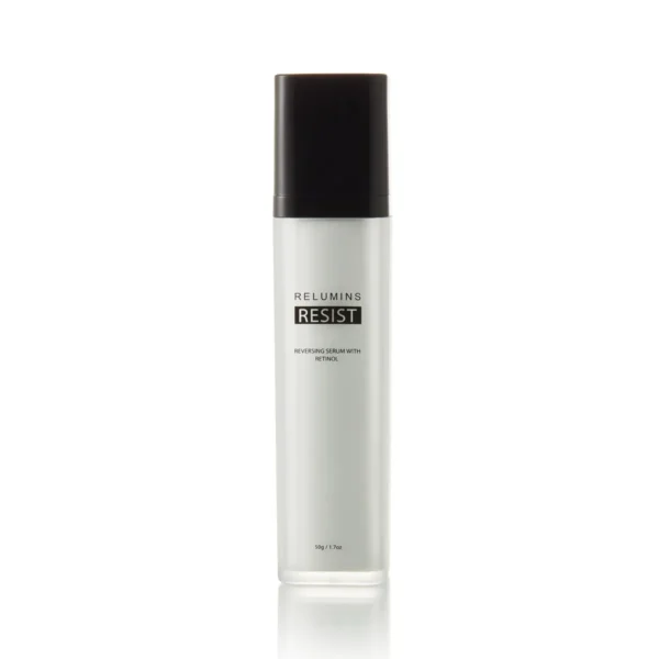 NEW! The first age reversing serum RELUMINS RESIST Reverse Serum with Retinol!