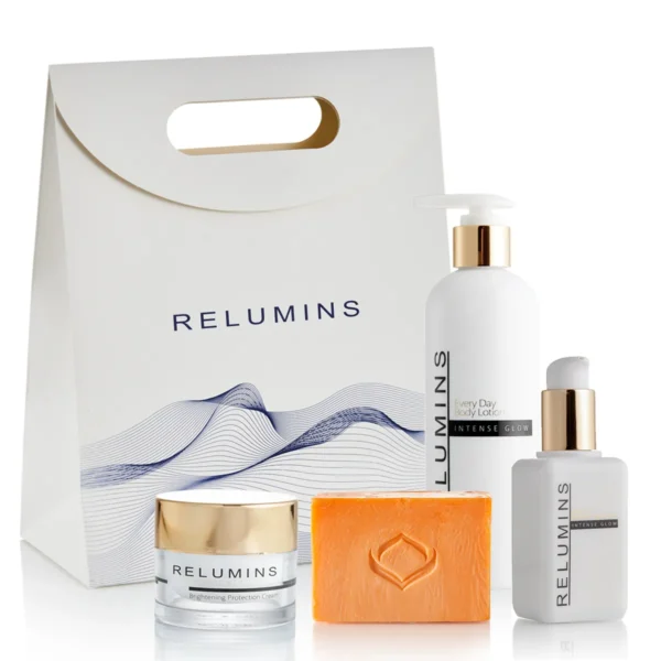 Relumins Complete Glow Set - Get your glow with Remulins Glow Set with FREE Travel Bag