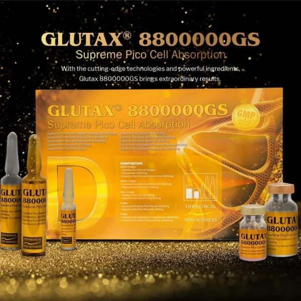 Glutax 8800000gs Skin Whitening Injection, Packaging Type: Box, Not Suitable For: Children