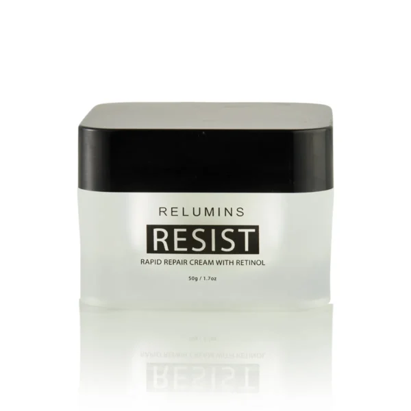 NEW! For visibly younger looking skin RELUMINS RESIST-Rapid Repair Cream with Retinol!