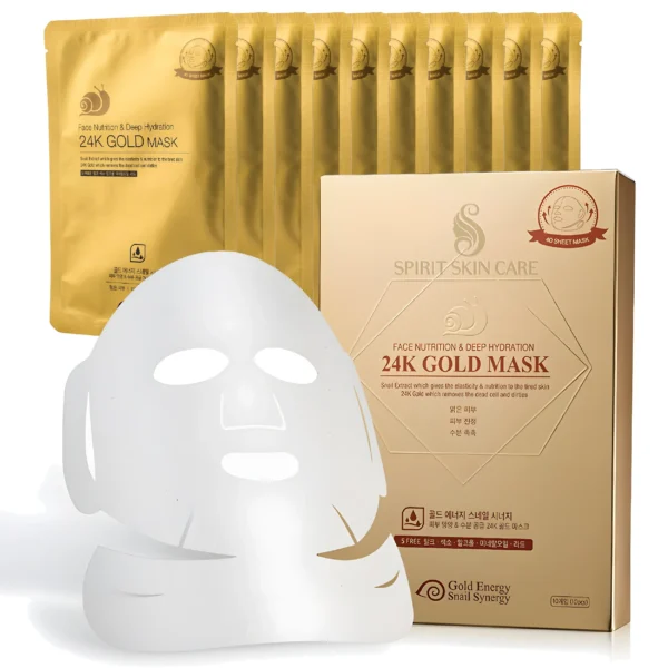 24K GOLD SNAIL 4D SHEET MASK