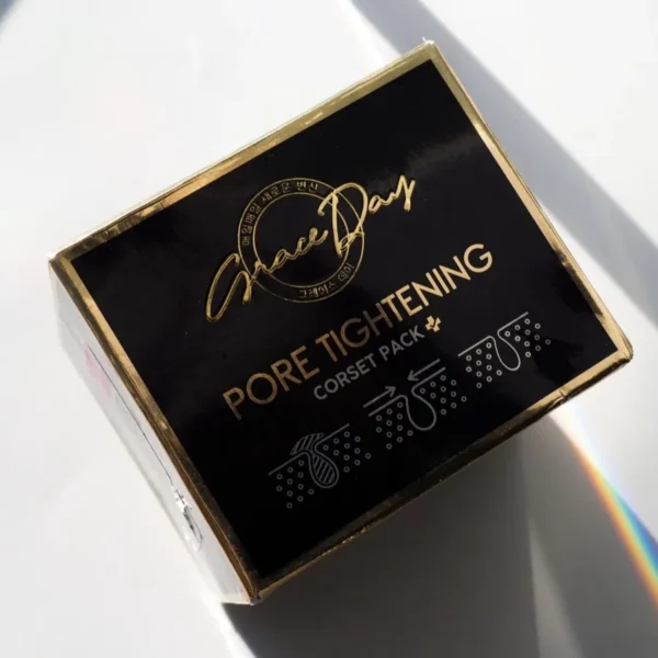 The Grace Day Pore Tightening Corset Pack is a Korean skincare product designed to cleanse and tighten pores, making it particularly beneficial for those with oily or combination skin.