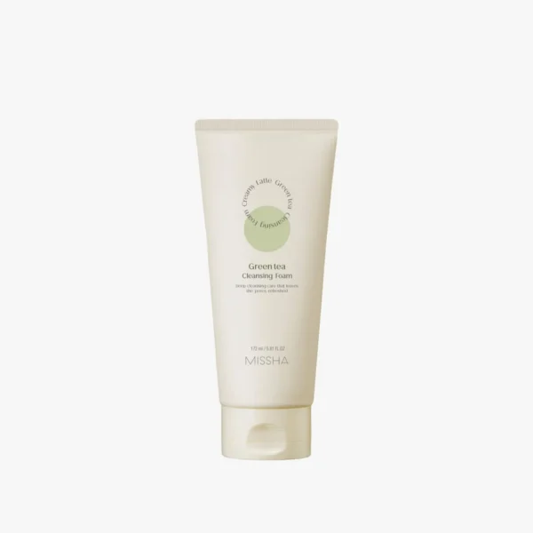 Missha Creamy Latte Green Tea Cleansing Foam - 172ml
